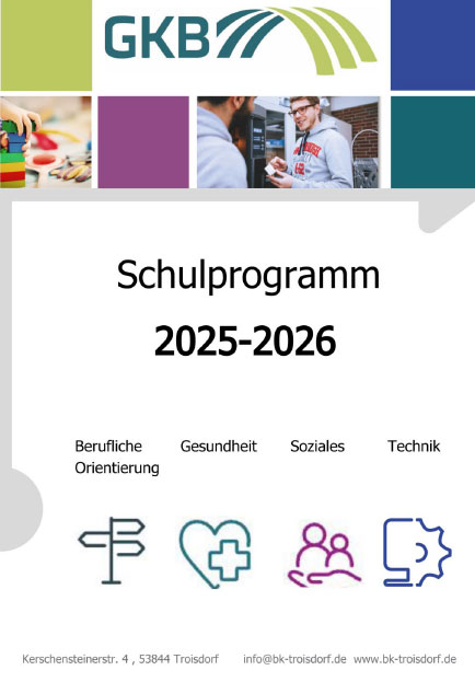 Titelseite GKB Schulprogramm 2025-2026