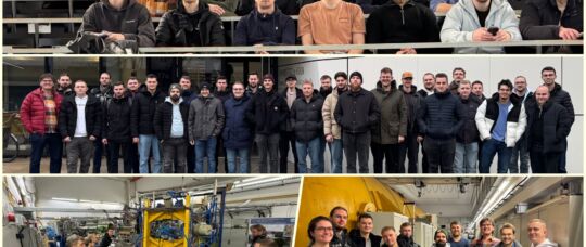 Collage von vier verschiedenen erwachsenen Schüler/-innen Gruppen